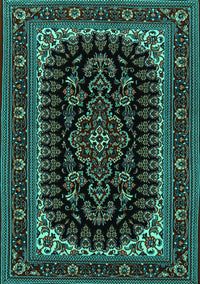 Persian Turquoise Traditional Rug, tr1728turq