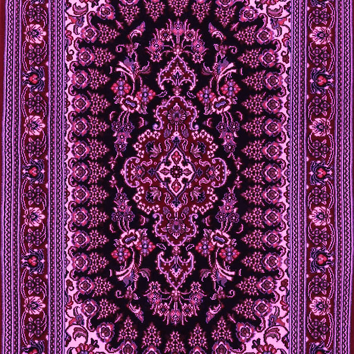 Machine Washable Persian Pink Traditional Rug, wshtr1728pnk