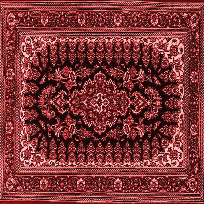 Machine Washable Persian Red Traditional Rug, wshtr1728red