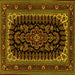 Square Persian Yellow Traditional Rug, tr1728yw