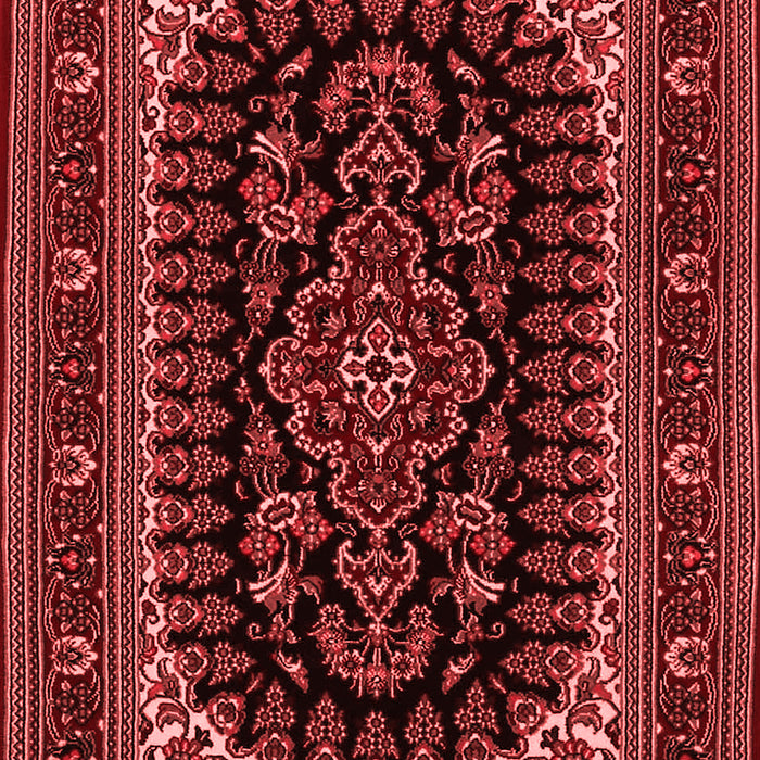 Machine Washable Persian Red Traditional Rug, wshtr1728red