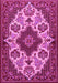 Medallion Pink Traditional Rug, tr1729pnk