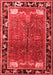 Animal Red Traditional Area Rugs