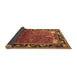 Sideview of Animal Brown Traditional Rug, tr172brn