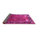 Sideview of Animal Pink Traditional Rug, tr172pnk