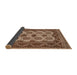 Sideview of Traditional Saddle Brown Southwestern Rug, tr1730