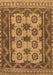 Southwestern Brown Country Rug, tr1730brn