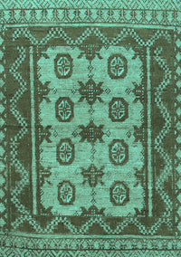 Southwestern Turquoise Country Rug, tr1730turq