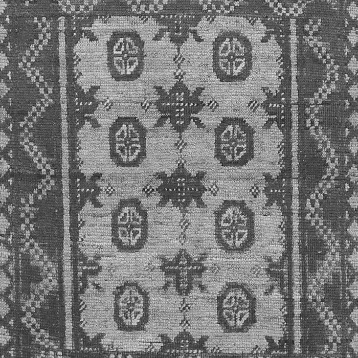 Serging Thickness of Machine Washable Southwestern Gray Country Rug, wshtr1730gry