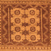 Serging Thickness of Southwestern Orange Country Rug, tr1730org