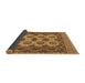 Sideview of Southwestern Brown Country Rug, tr1730brn