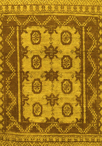 Southwestern Yellow Country Rug, tr1730yw