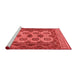 Country Red Washable Rugs