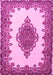 Medallion Pink Traditional Rug, tr1731pnk