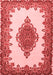 Medallion Red Traditional Area Rugs