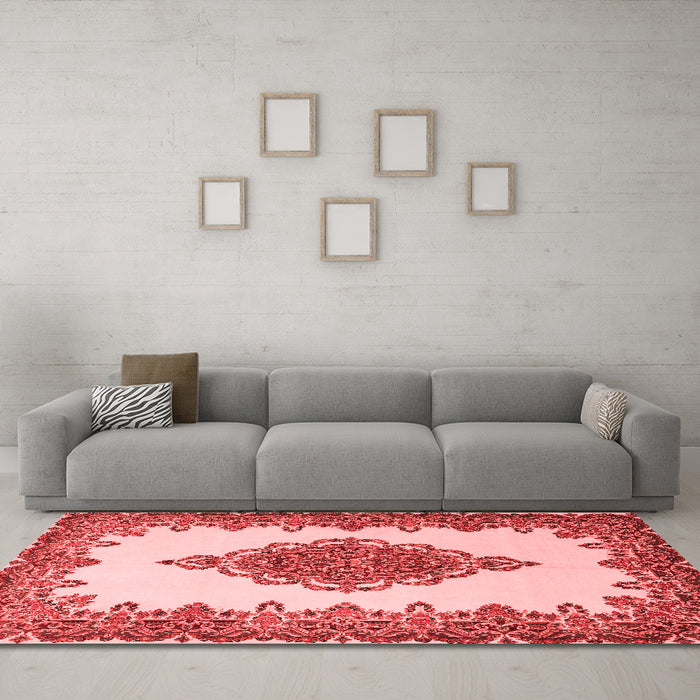 Traditional Red Washable Rugs