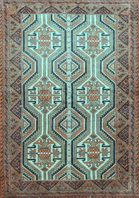 Persian Light Blue Traditional Rug, tr1732lblu