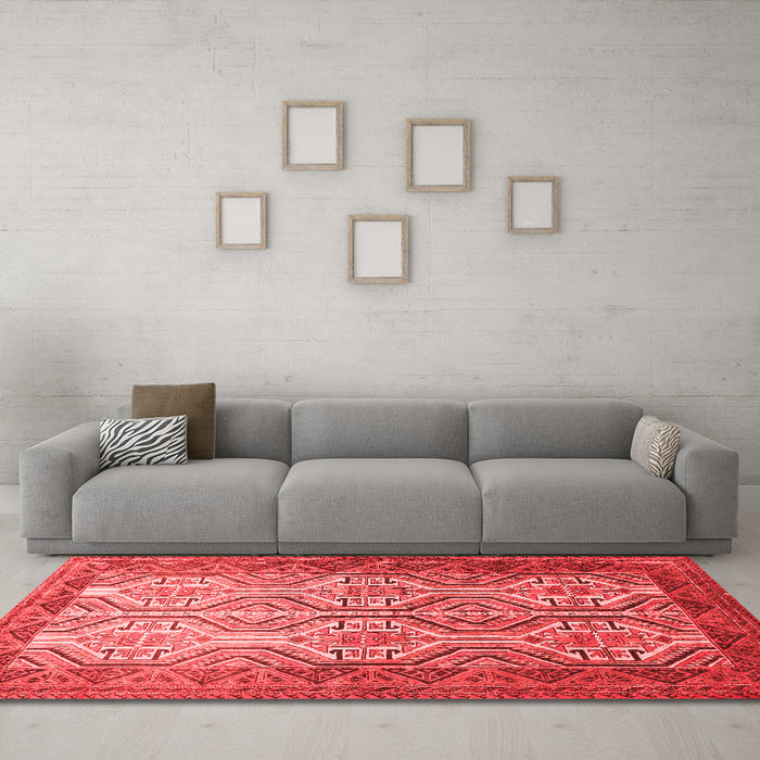 Traditional Red Washable Rugs