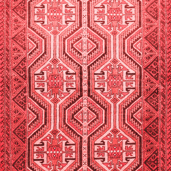 Machine Washable Persian Red Traditional Rug, wshtr1732red