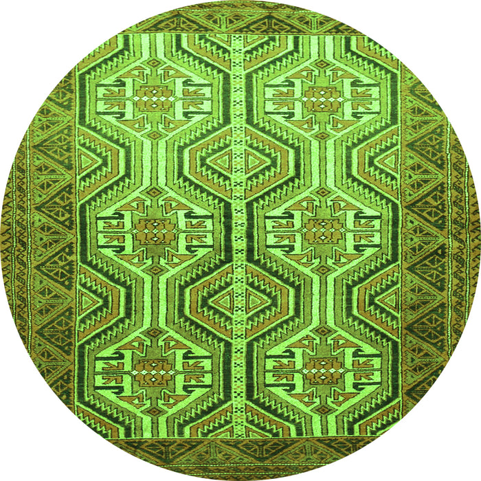 Machine Washable Persian Green Traditional Area Rugs, wshtr1732grn