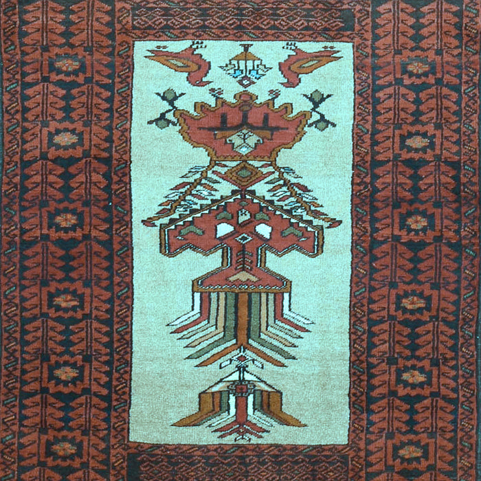 Persian Light Blue Traditional Rug, tr1733lblu