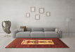 Machine Washable Persian Brown Traditional Rug in a Living Room,, wshtr1733brn