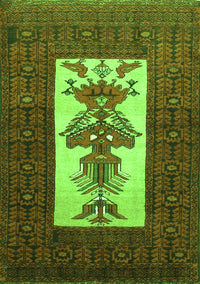 Persian Green Traditional Rug, tr1733grn
