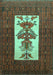 Machine Washable Persian Turquoise Traditional Area Rugs, wshtr1733turq