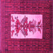 Square Persian Pink Traditional Rug, tr1733pnk