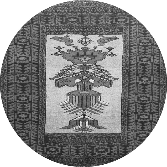 Square Persian Gray Traditional Rug, tr1733gry