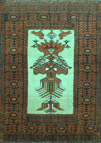 Persian Turquoise Traditional Rug, tr1733turq