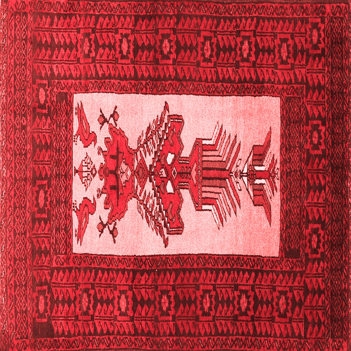 Machine Washable Persian Red Traditional Rug, wshtr1733red