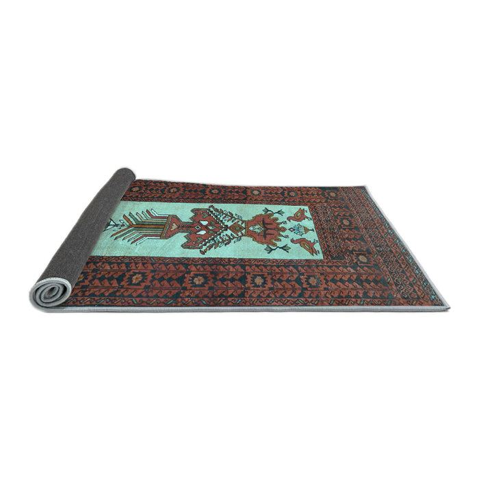 Sideview of Persian Light Blue Traditional Rug, tr1733lblu