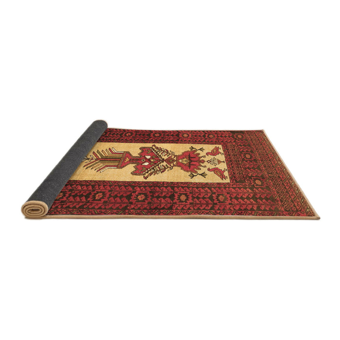 Sideview of Persian Brown Traditional Rug, tr1733brn