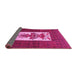 Sideview of Persian Pink Traditional Rug, tr1733pnk