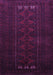 Machine Washable Persian Purple Traditional Area Rugs, wshtr1734pur