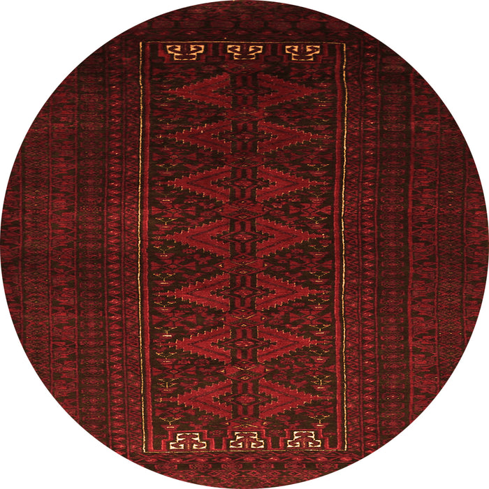 Square Persian Orange Traditional Rug, tr1734org