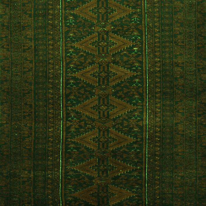 Serging Thickness of Machine Washable Persian Green Traditional Area Rugs, wshtr1734grn