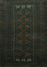 Persian Turquoise Traditional Rug, tr1734turq