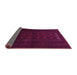 Sideview of Persian Pink Traditional Rug, tr1734pnk