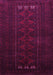 Machine Washable Persian Pink Traditional Rug, wshtr1734pnk