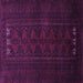 Square Persian Purple Traditional Rug, tr1734pur