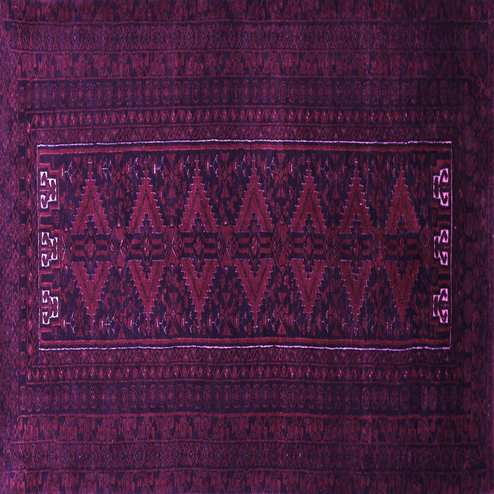 Square Machine Washable Persian Purple Traditional Area Rugs, wshtr1734pur
