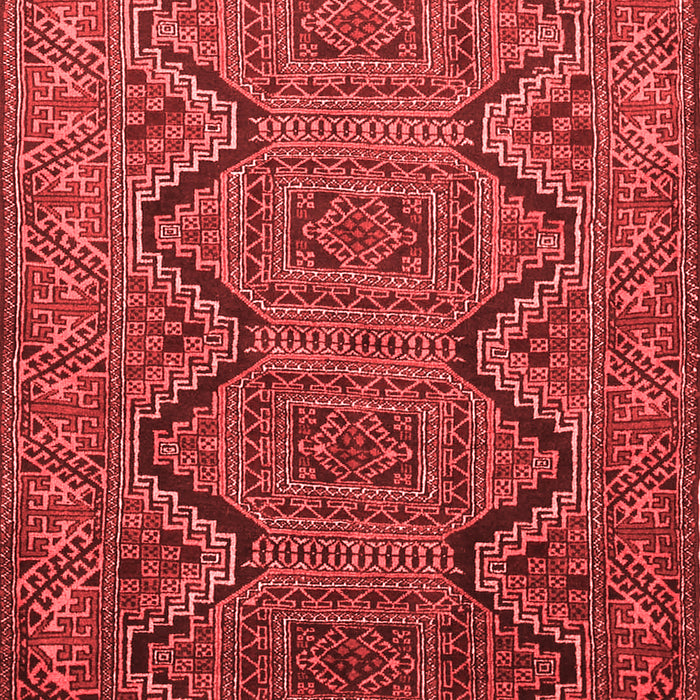 Machine Washable Persian Red Traditional Rug, wshtr1735red
