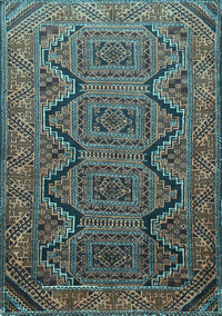 Persian Light Blue Traditional Rug, tr1735lblu