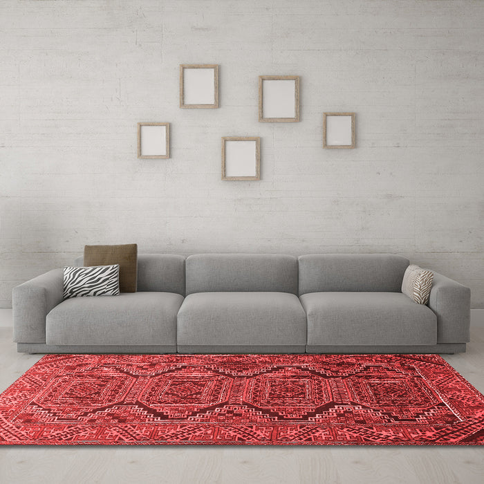 Traditional Red Washable Rugs