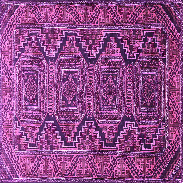 Square Persian Purple Traditional Rug, tr1735pur