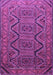 Machine Washable Persian Purple Traditional Area Rugs, wshtr1735pur