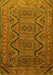 Machine Washable Persian Yellow Traditional Rug, wshtr1735yw