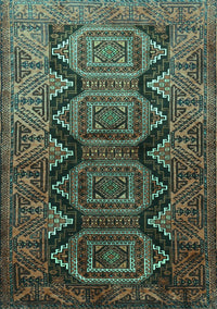 Persian Turquoise Traditional Rug, tr1736turq